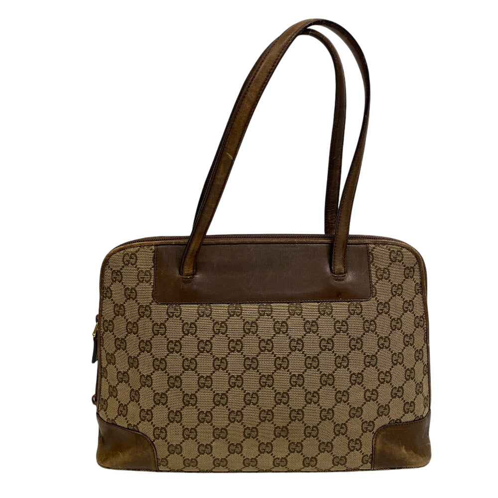 GUCCI Handbag 002.1122 GG canvas, leather beige Shoulder Bag GG canvas Women