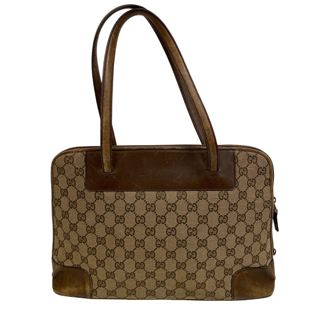 GUCCI Handbag 002.1122 GG canvas, leather beige Shoulder Bag GG canvas Women