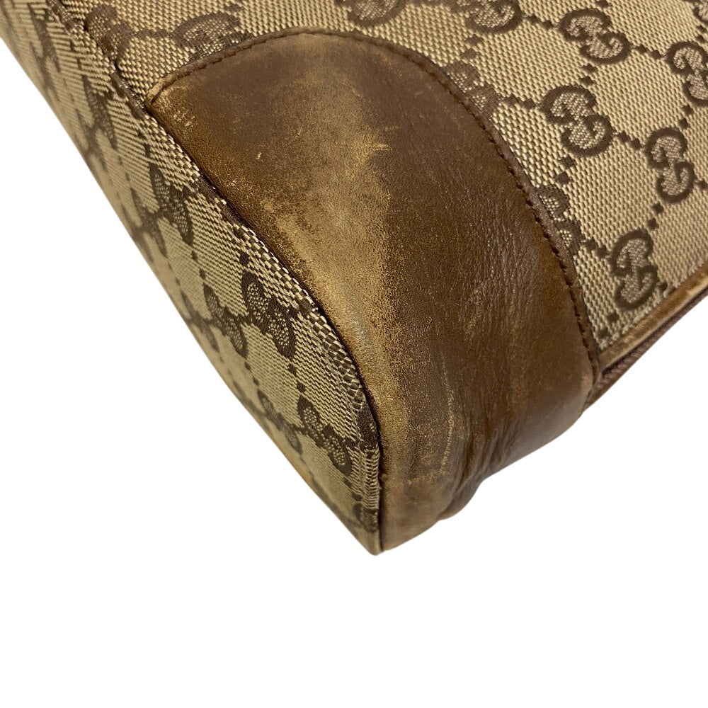 GUCCI Handbag 002.1122 GG canvas, leather beige Shoulder Bag GG canvas Women