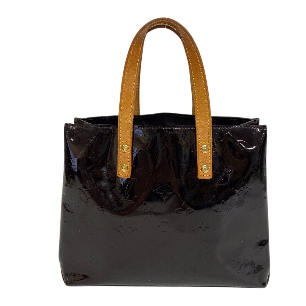 LOUIS VUITTON Tote Bag Patent leather Amarrant Vernis Lead PM Women