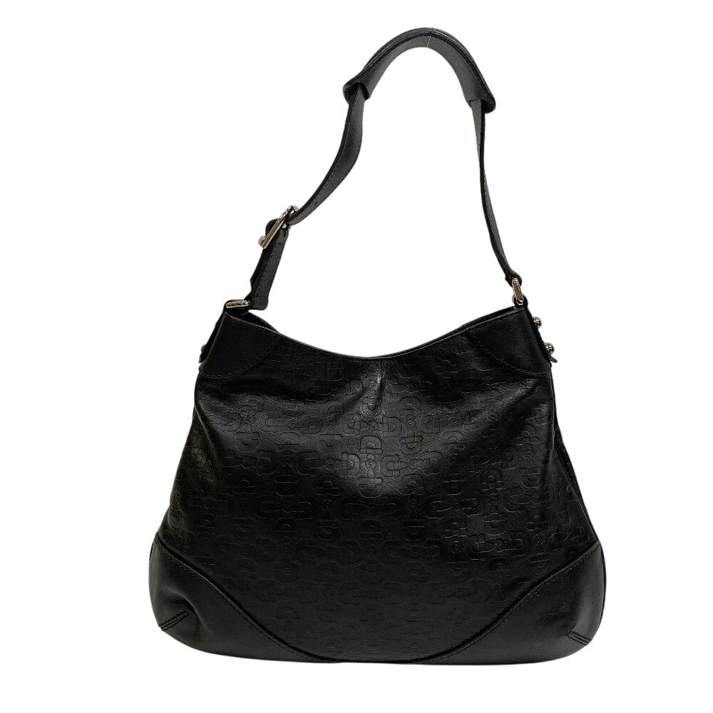 GUCCI Shoulder Bag 272386 leather black Horsebit 1995 Hobo bag Women