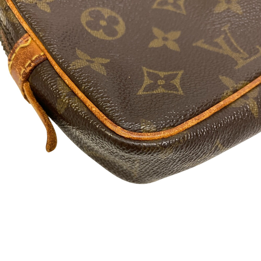 LOUIS VUITTON Shoulder Bag Monogram canvas, leather Brown Monogram Marley Bandouliere Pochette