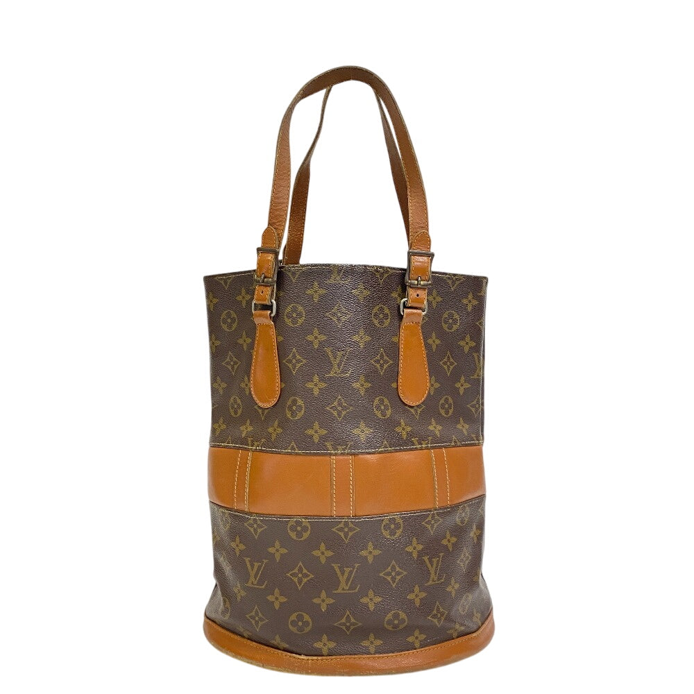 LOUIS VUITTON Shoulder Bag Monogram Brown Monogram BucketPM