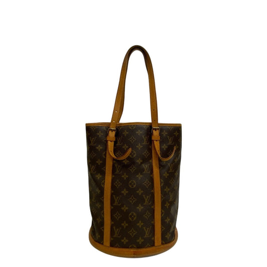 LOUIS VUITTON Shoulder Bag Monogram Brown Monogram BucketGM