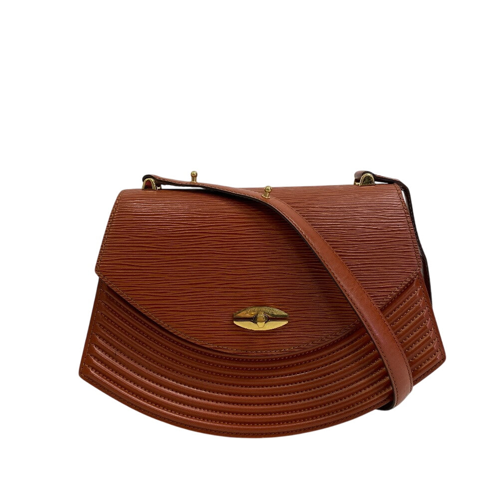 LOUIS VUITTON Shoulder Bag leather Kenya Brown Epi Tilsitt