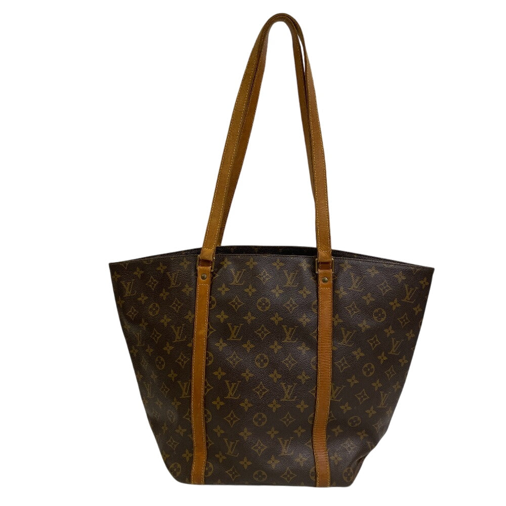 LOUIS VUITTON Shoulder Bag leather Brown Monogram Sac shopping