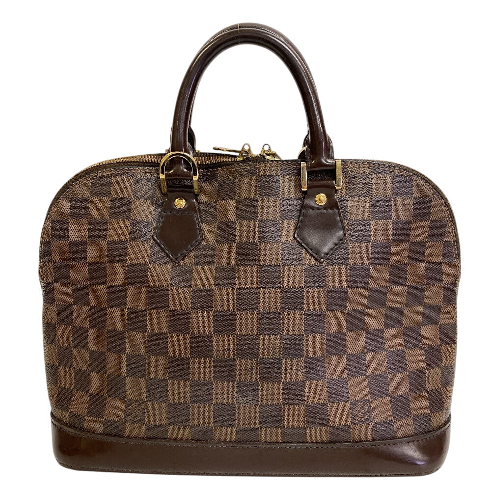 LOUIS VUITTON Handbag Damier Brown Damier Alma PM