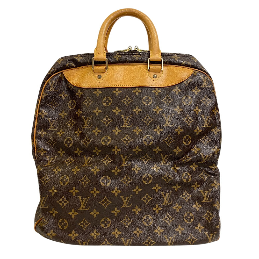 LOUIS VUITTON Handbag leather Brown Monogram Evasion