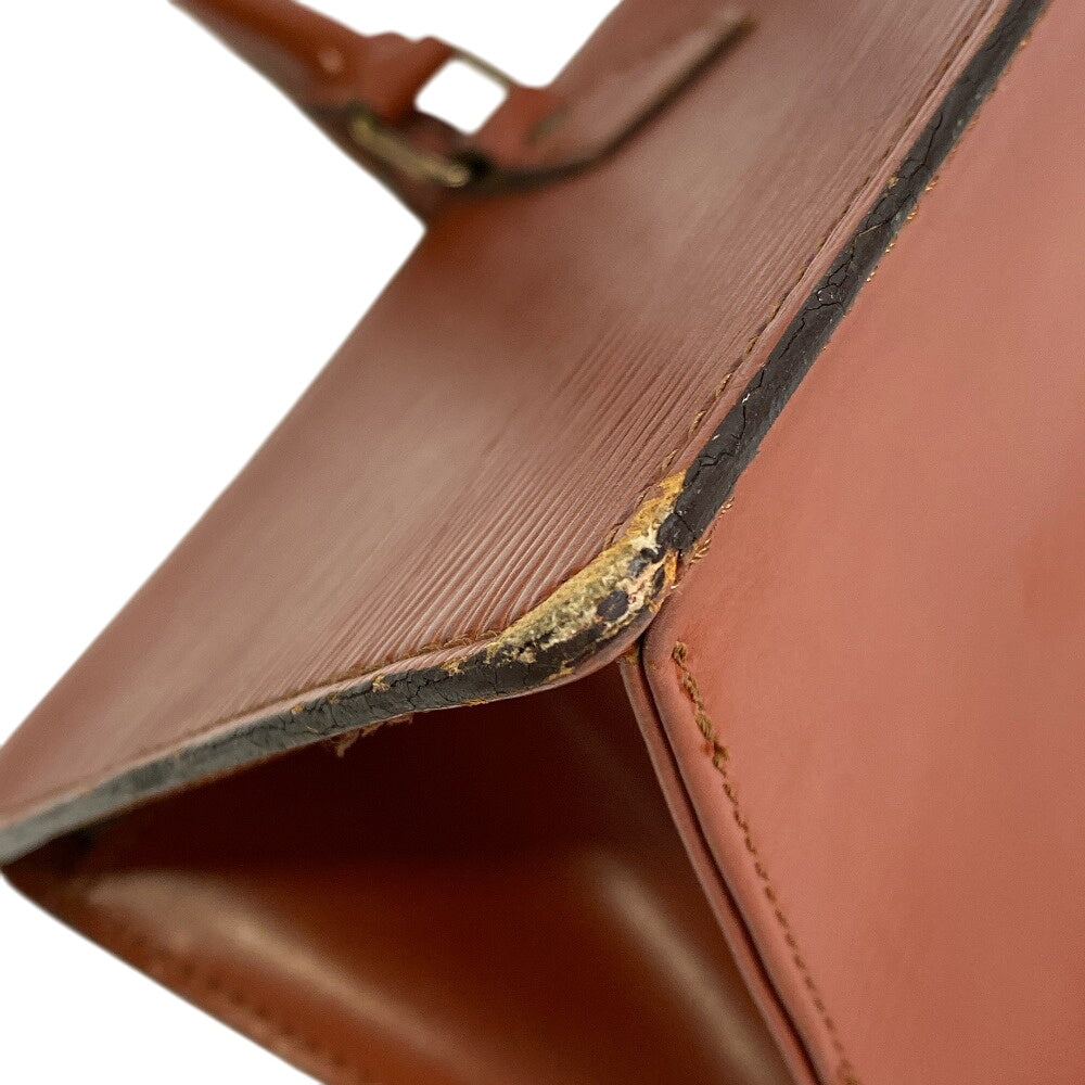 LOUIS VUITTON Handbag Epi Leather Brown Epi Sac tri-angle