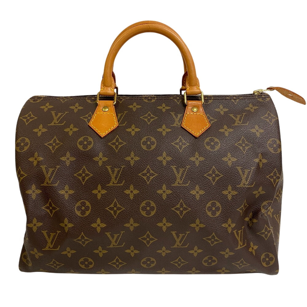 LOUIS VUITTON Boston Duffel bag leather Brown Monogram