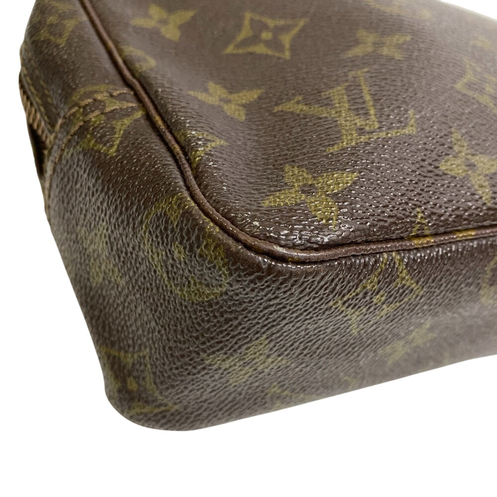 LOUIS VUITTON business bag leather Brown Monogram Trousse Toilette 23