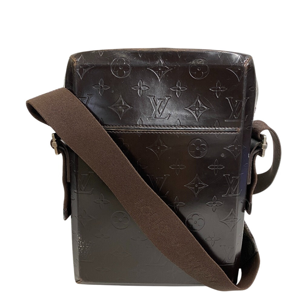 LOUIS VUITTON Shoulder Bag leather Brown Monogram Lace Bobby