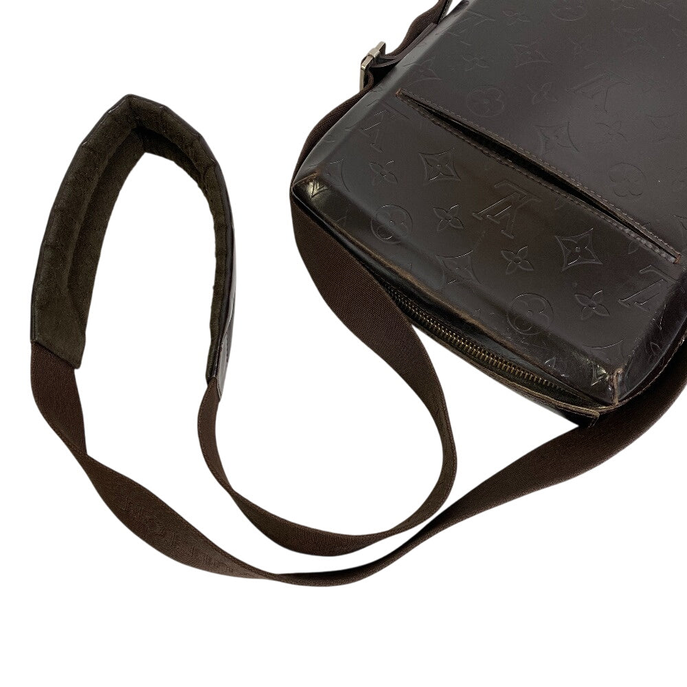 LOUIS VUITTON Shoulder Bag leather Brown Monogram Lace Bobby