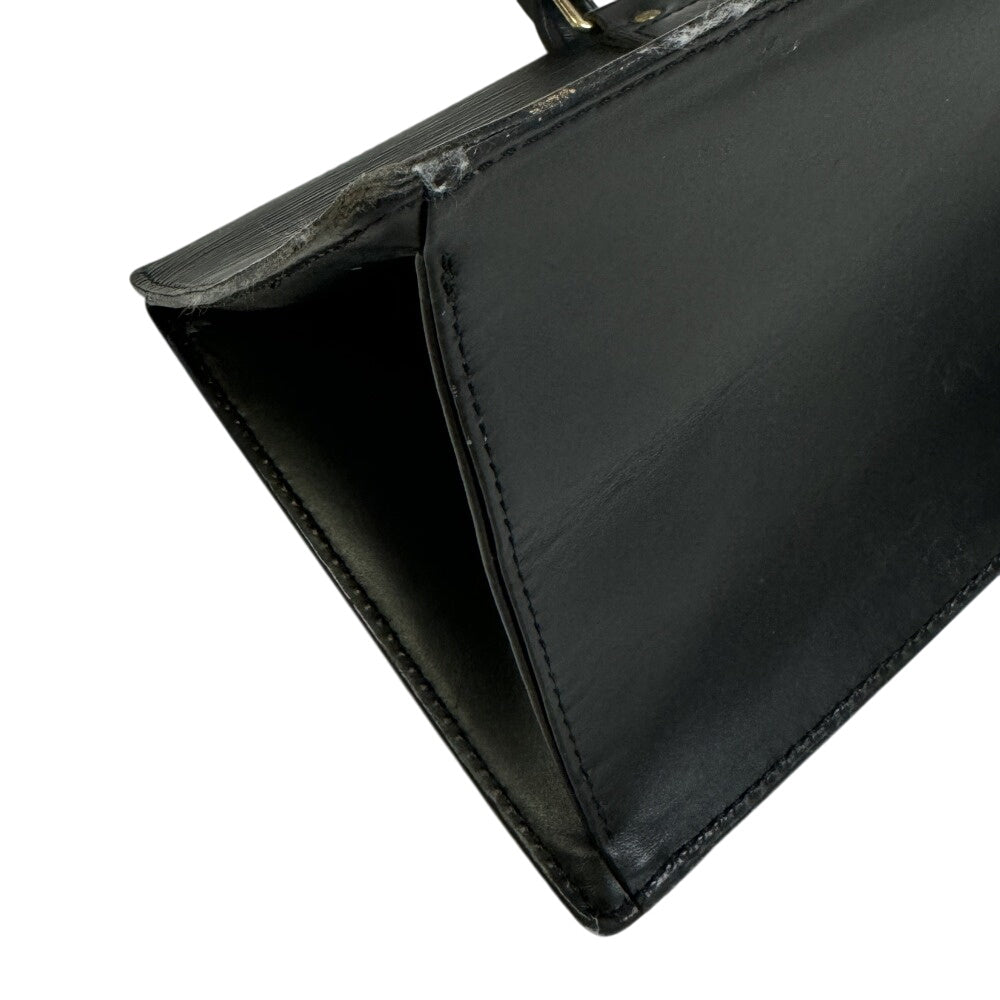 LOUIS VUITTON Handbag Epi Leather black Epi Sac Triangle
