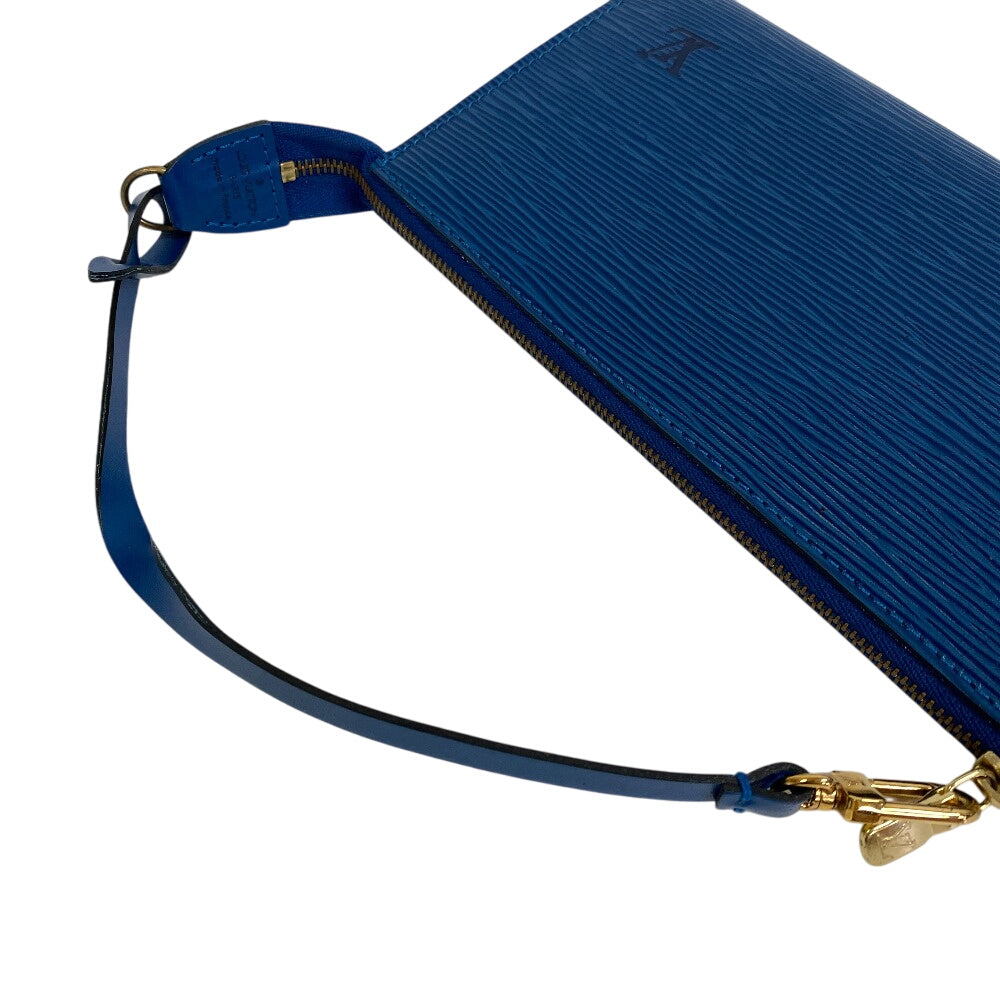 LOUIS VUITTON Pouch Epi Leather blue Epi Pochette Accessoar