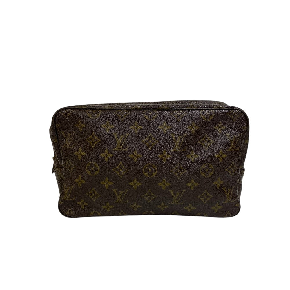 LOUIS VUITTON business bag leather Brown Monogram Truth Cracking Ty 28