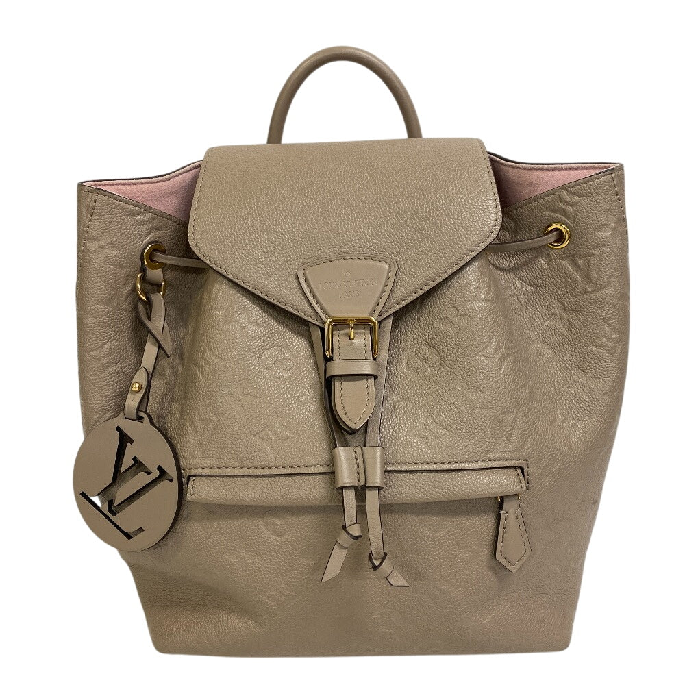 LOUIS VUITTON Backpack Monogram, Leather beige Monogram Amplat MontsourisPM