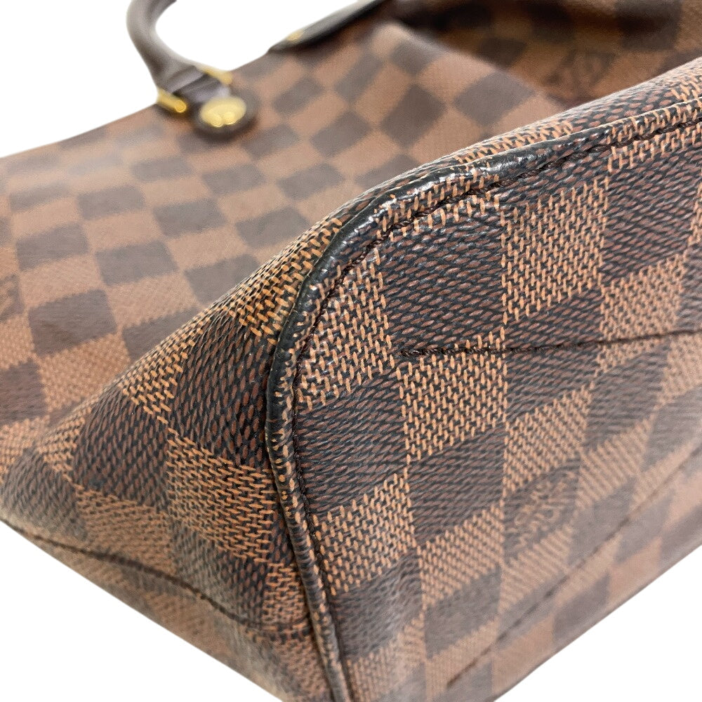 LOUIS VUITTON Handbag PVC Brown Damier Sienna PM