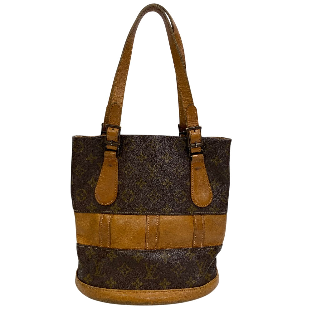 Luxury Women's Handbag | LOUIS VUITTON Handbag leather Brown Monogram BucketPM