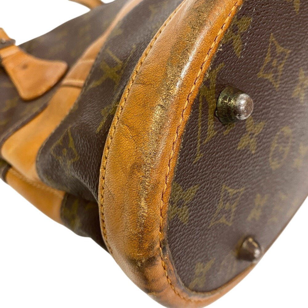 Luxury Women's Handbag | LOUIS VUITTON Handbag leather Brown Monogram BucketPM