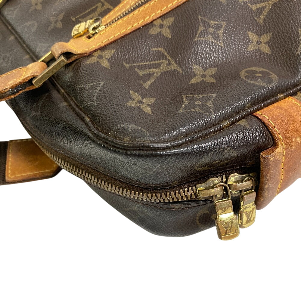 LOUIS VUITTON Handbag leather Brown Monogram Sac Bosphore