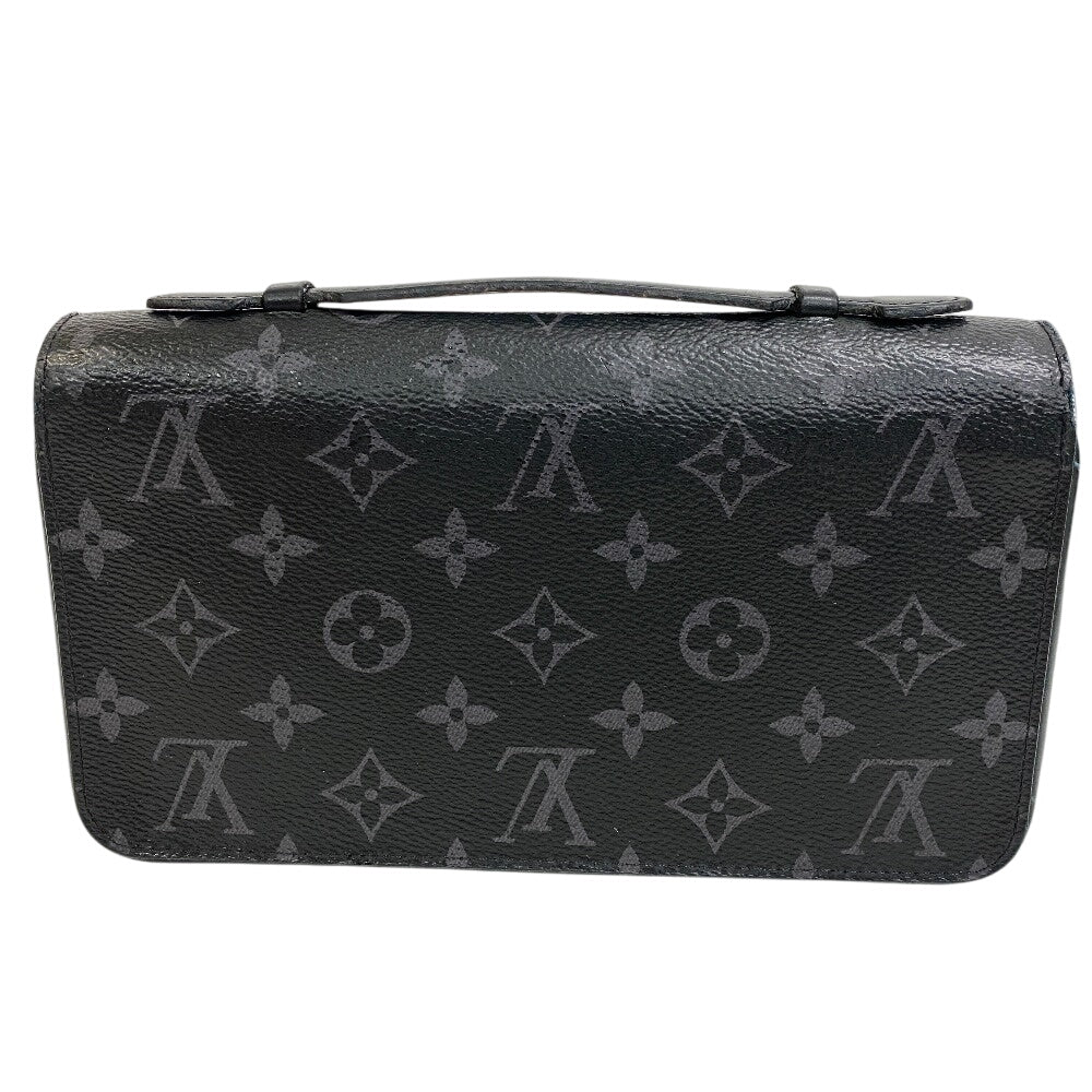 Luxury Women's Clutch Bag | LOUIS VUITTON Clutch bag Monogram Eclipse, canvas black Monogram Eclipse Canvas Zippy XL