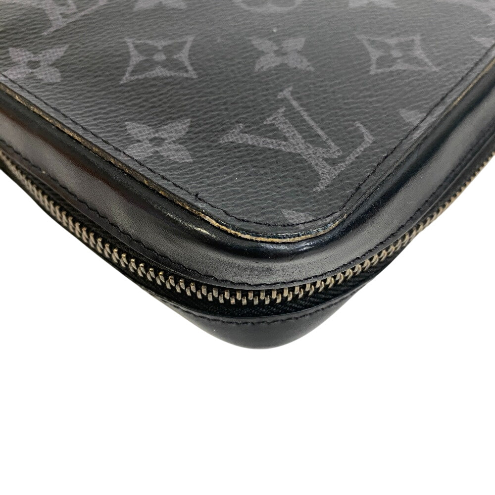 Luxury Women's Clutch Bag | LOUIS VUITTON Clutch bag Monogram Eclipse, canvas black Monogram Eclipse Canvas Zippy XL