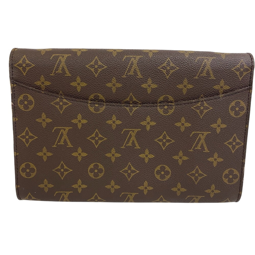 Luxury Women's Handbag | LOUIS VUITTON business bag leather Brown Monogram Bordeaux24