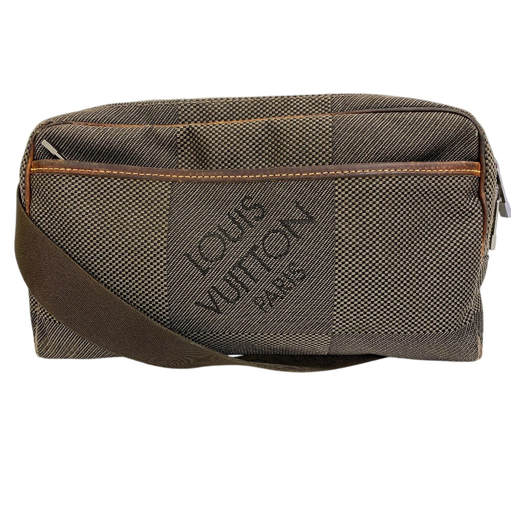 LOUIS VUITTON Sling bag canvas Khaki green Damier Jean Acrobat