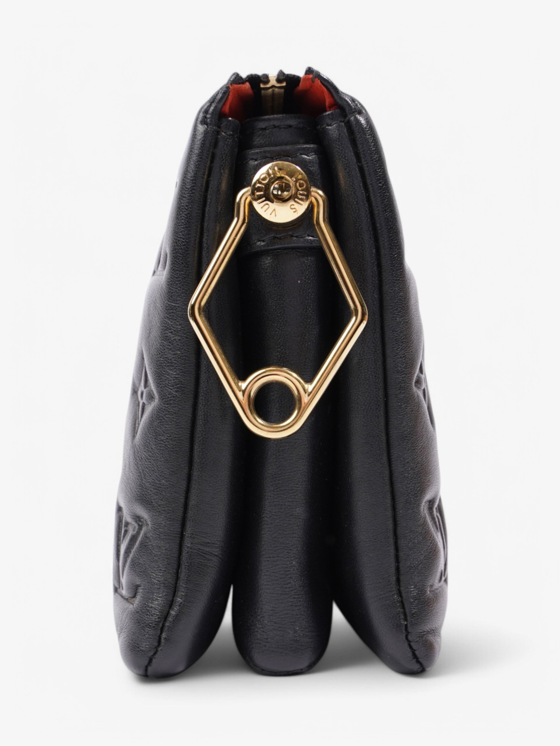 Louis Vuitton Coussin Black Lambskin Leather BB
