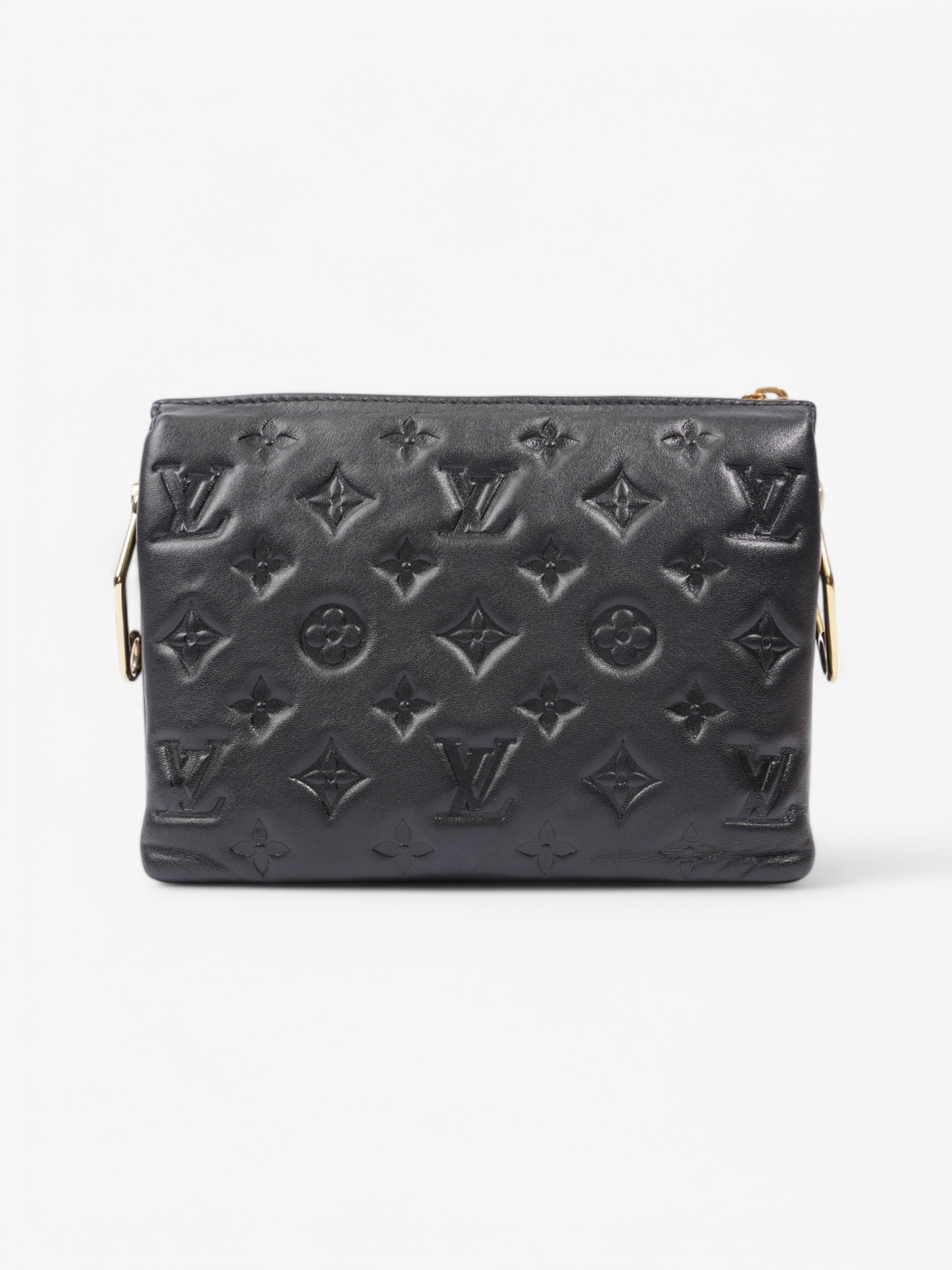 Louis Vuitton Coussin Black Lambskin Leather BB