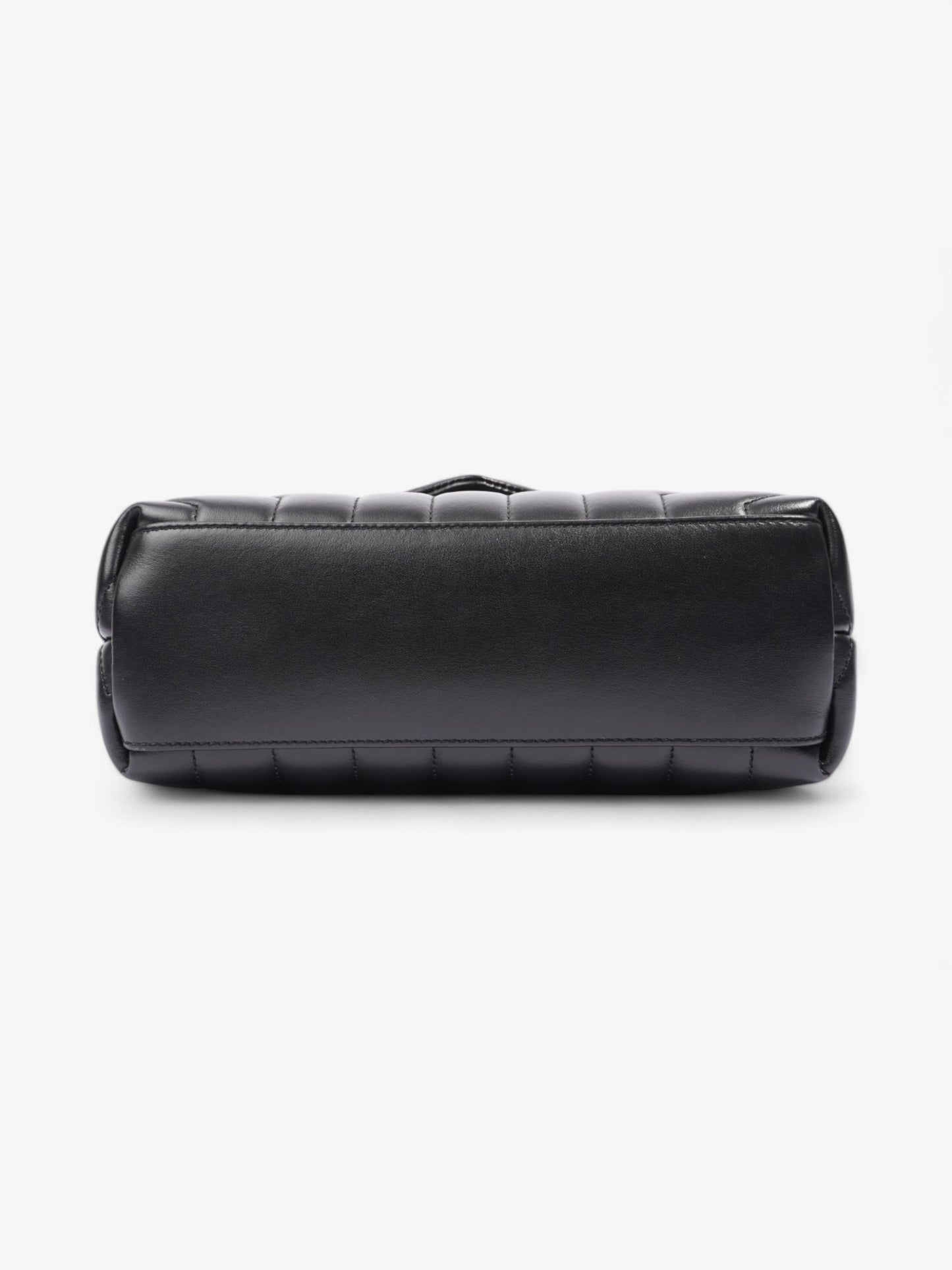 Saint Laurent Lou Lou Black Calfskin Leather Small