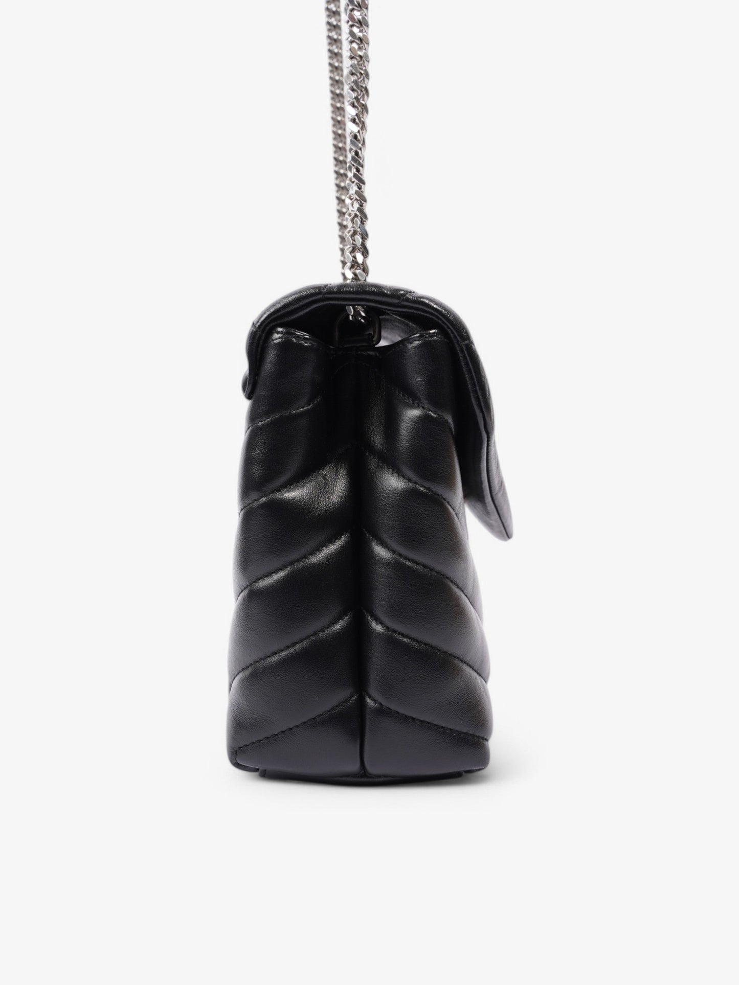 Saint Laurent Loulou Black Quilted Leather Small