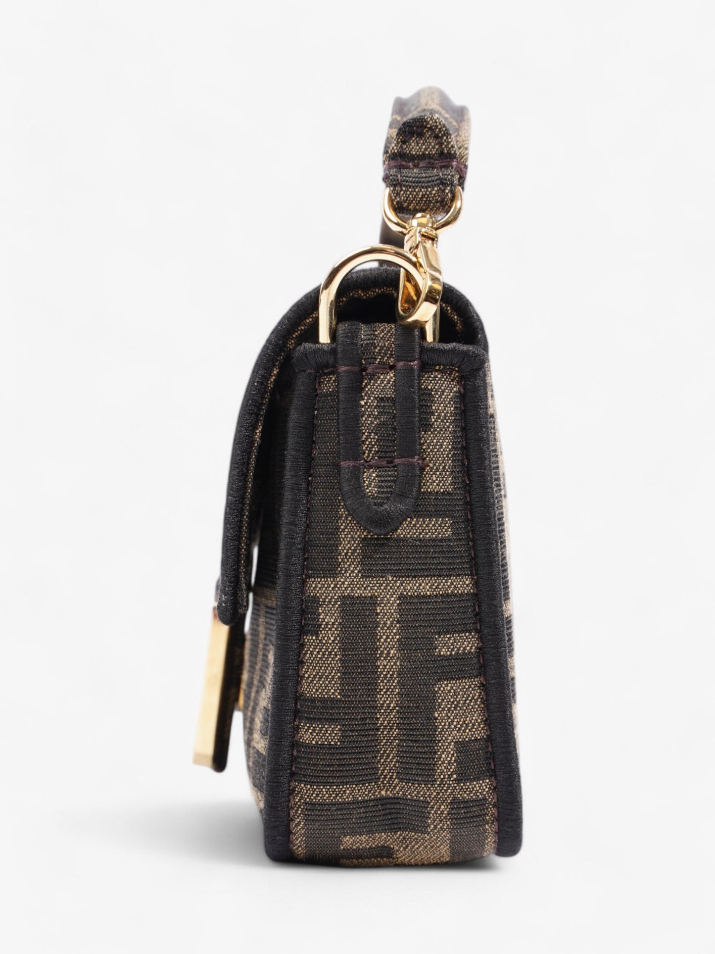 Fendi Mama Baguette Blue Canvas Mini