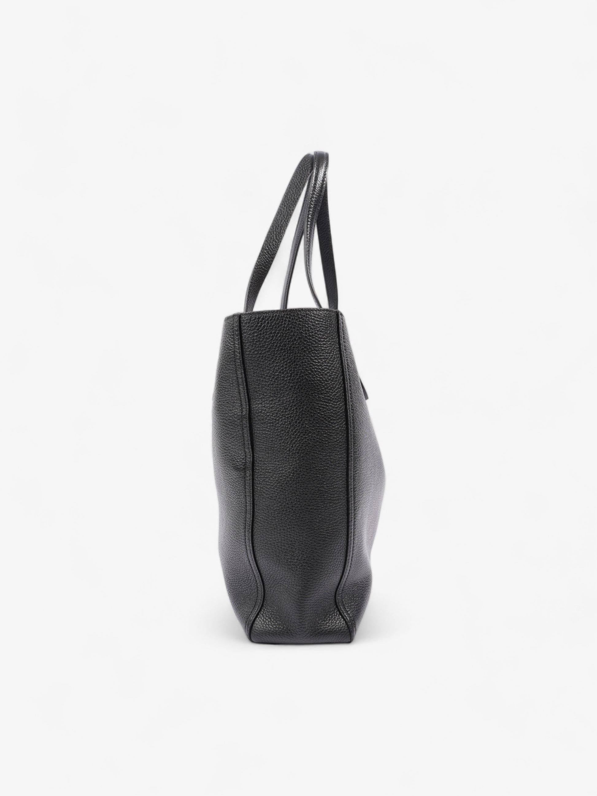 Gucci Double G Tote Black Leather