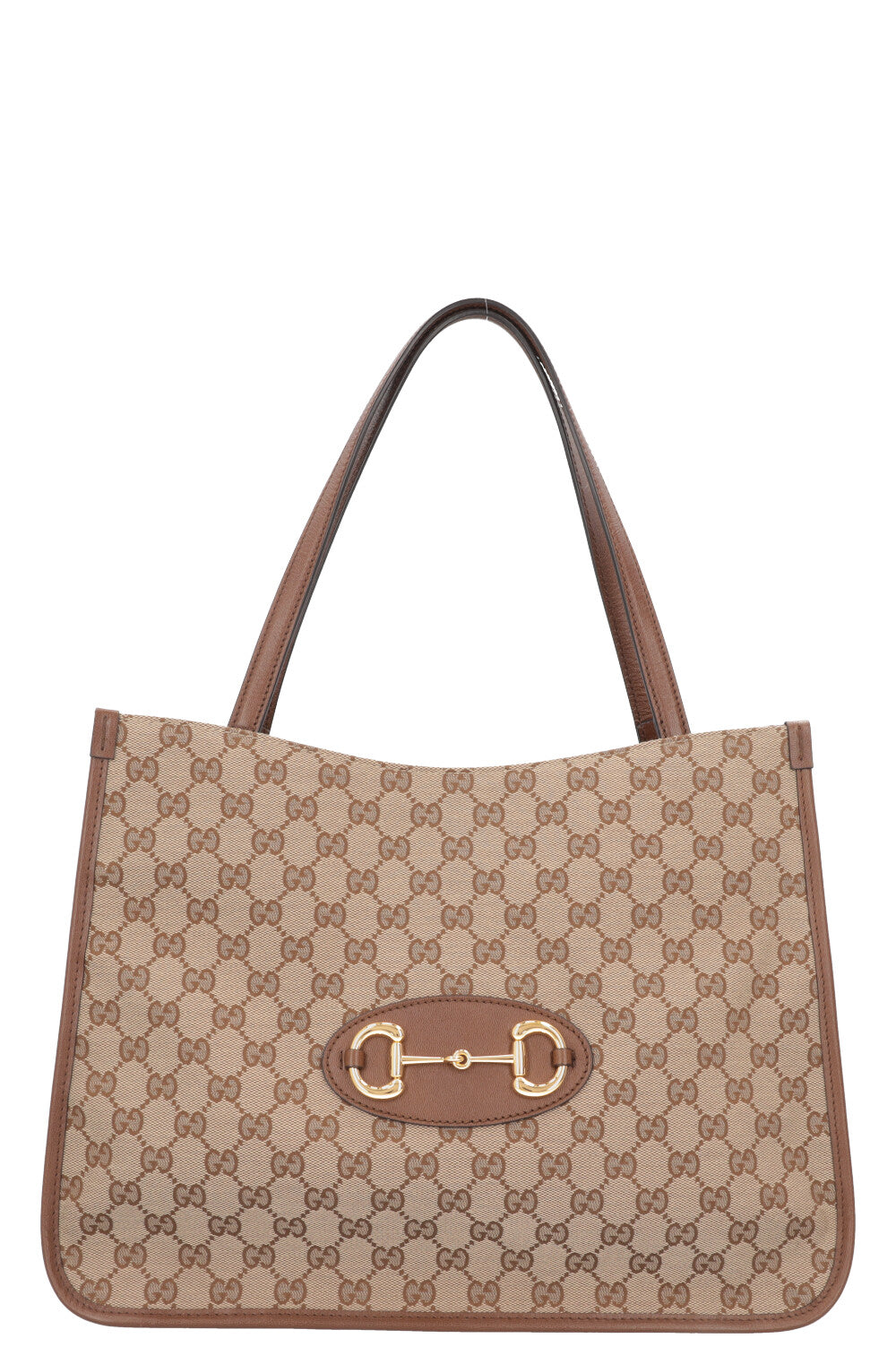 GUCCI 1955 Horsebit Tote Bag GG Supreme