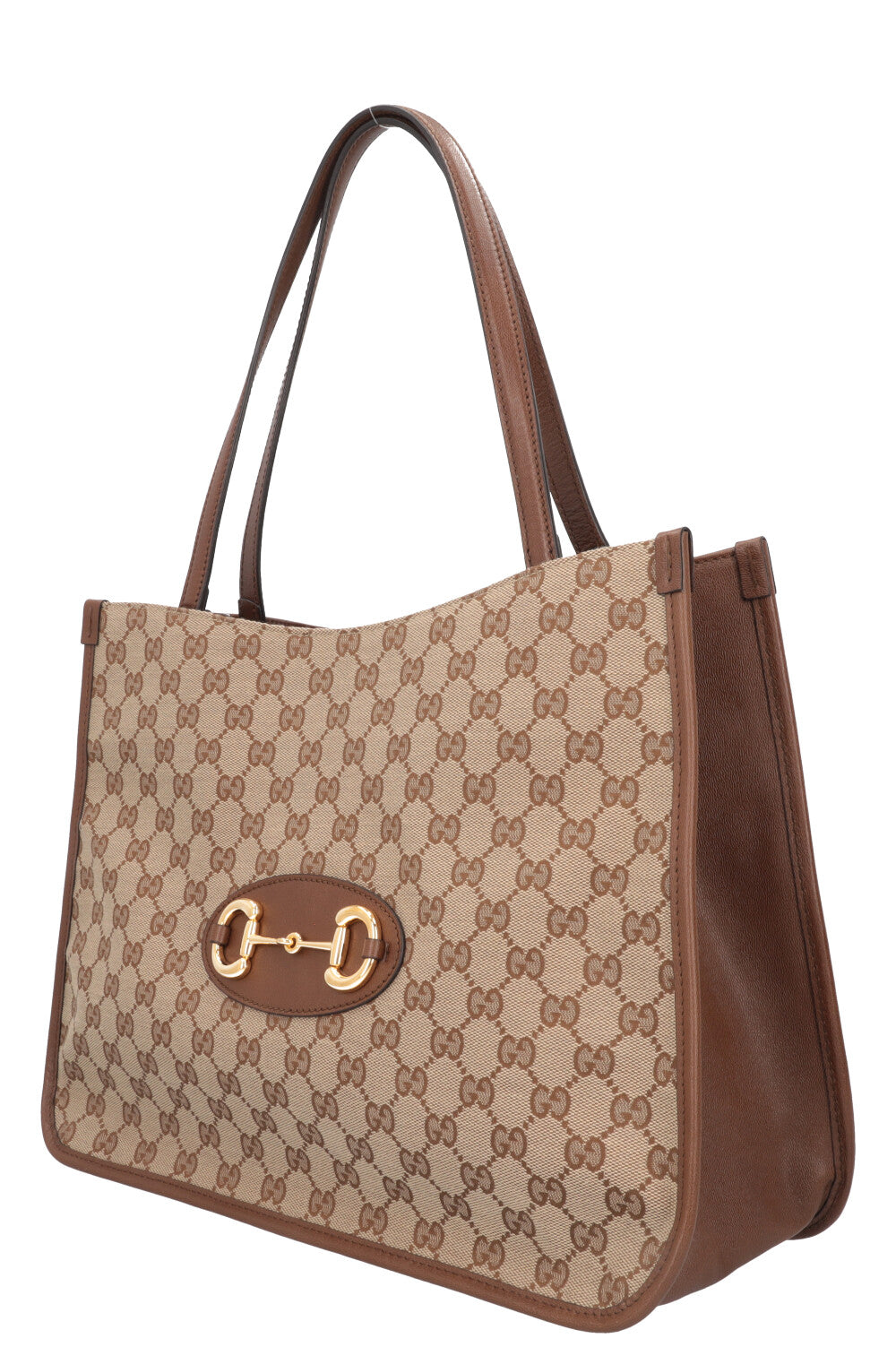 GUCCI 1955 Horsebit Tote Bag GG Supreme