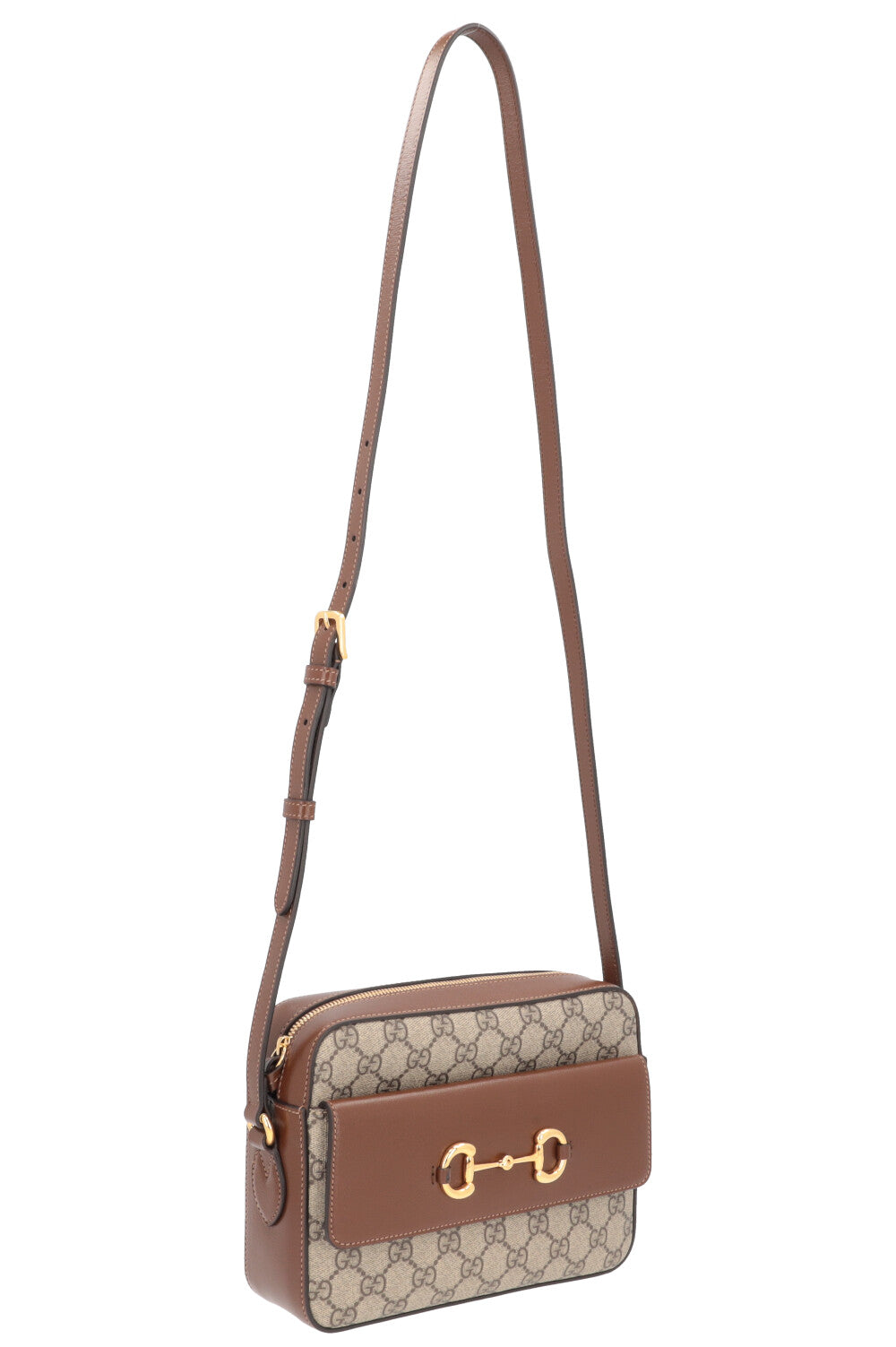 GUCCI Horsebit 1955 Small Shoulder Bag Supreme Canvas