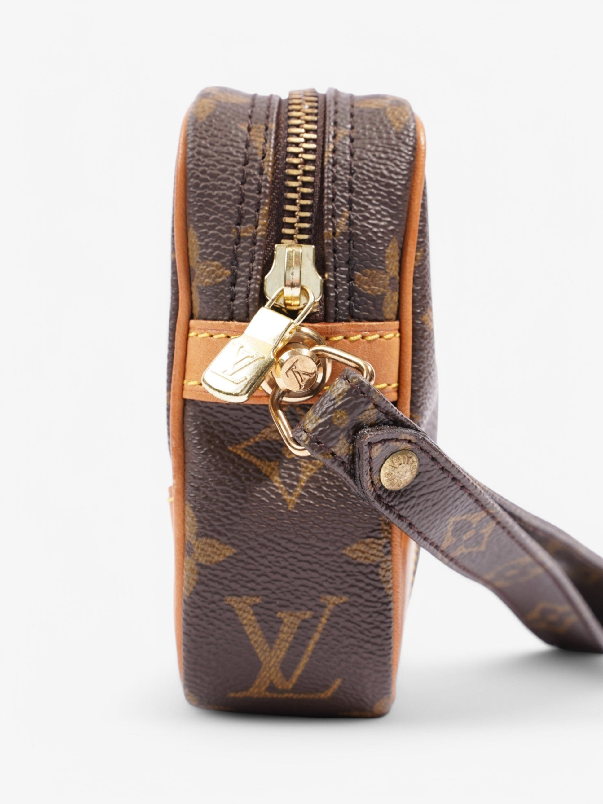 Louis Vuitton Clutch Monogram Coated Canvas