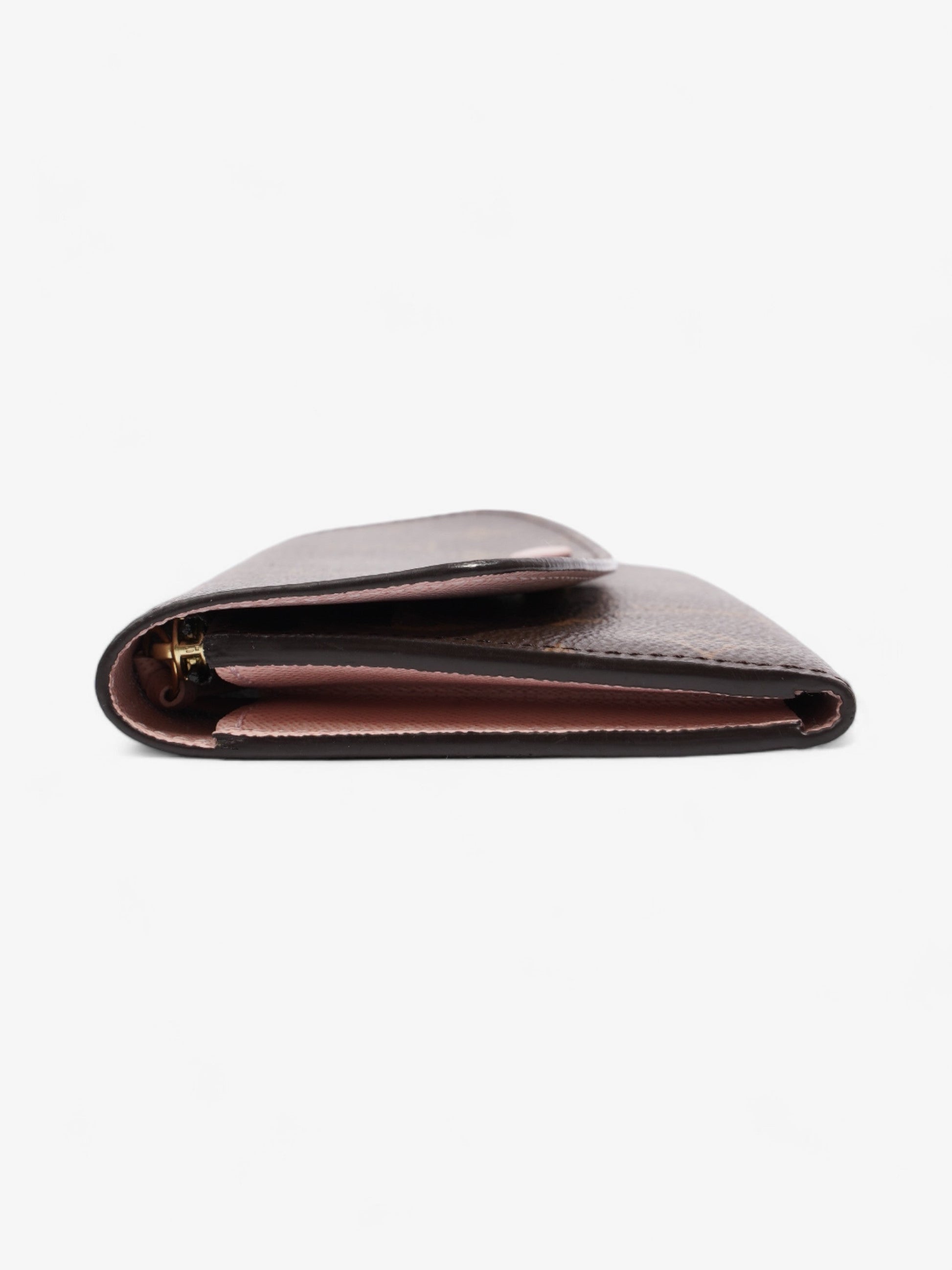 Louis Vuitton Emilie Wallet Monogram / Rose Ballerine Coated Canvas