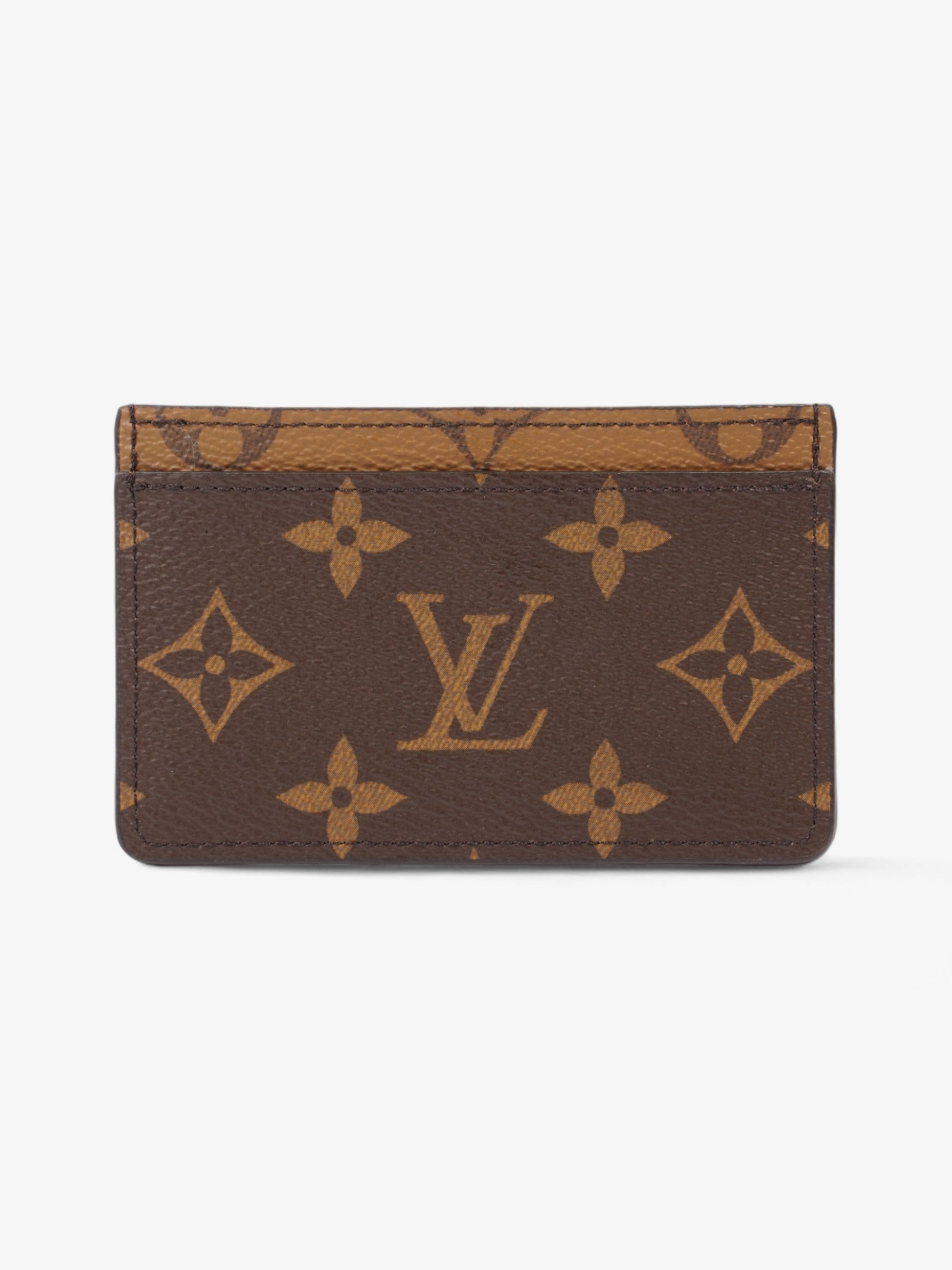 Louis Vuitton Card holder Reverse Monogram Coated Canvas