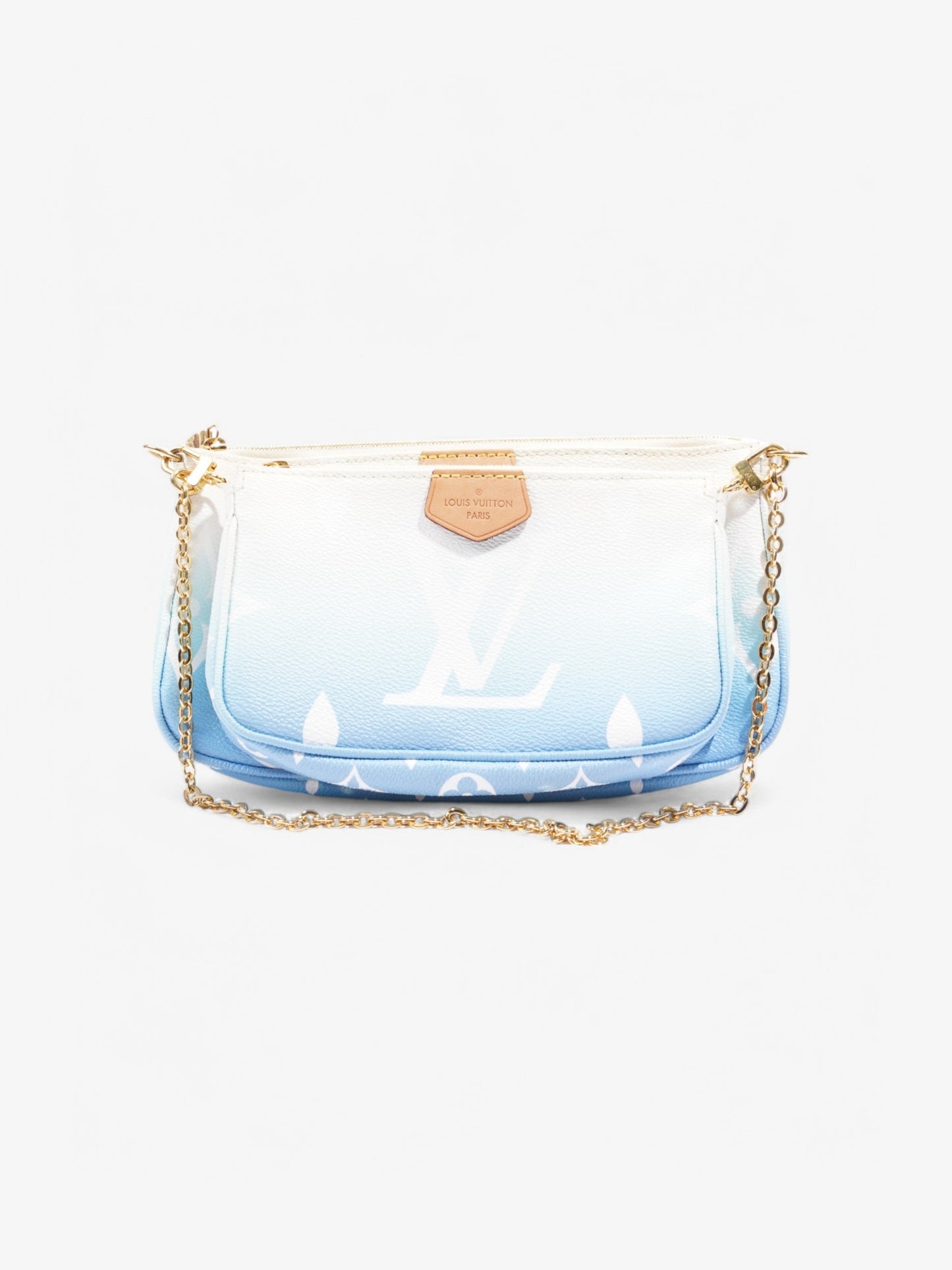 Louis Vuitton By The Pool Multi Pochette Accessoires White / Blue Coated Canvas