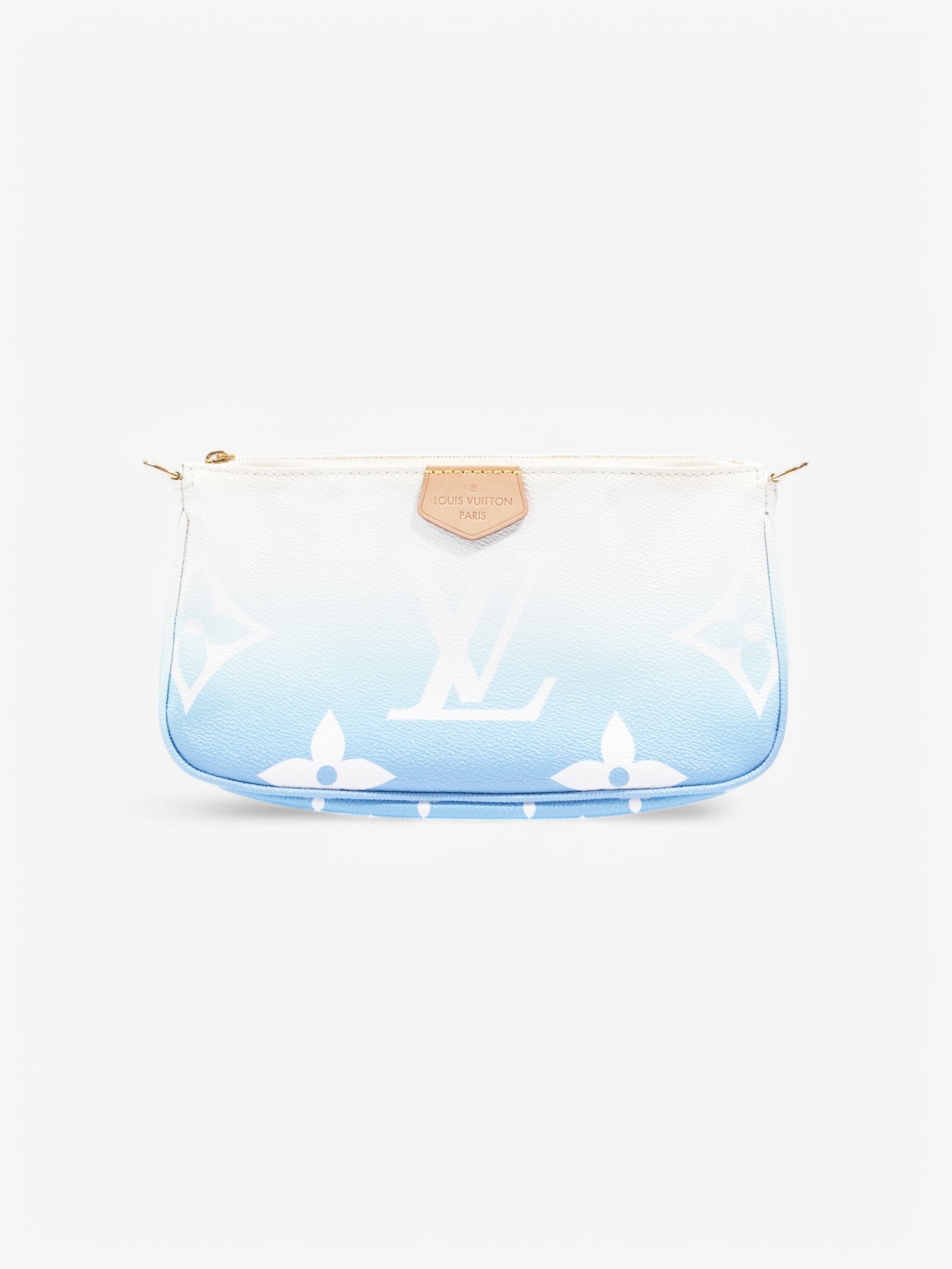Louis Vuitton By The Pool Multi Pochette Accessoires White / Blue Coated Canvas
