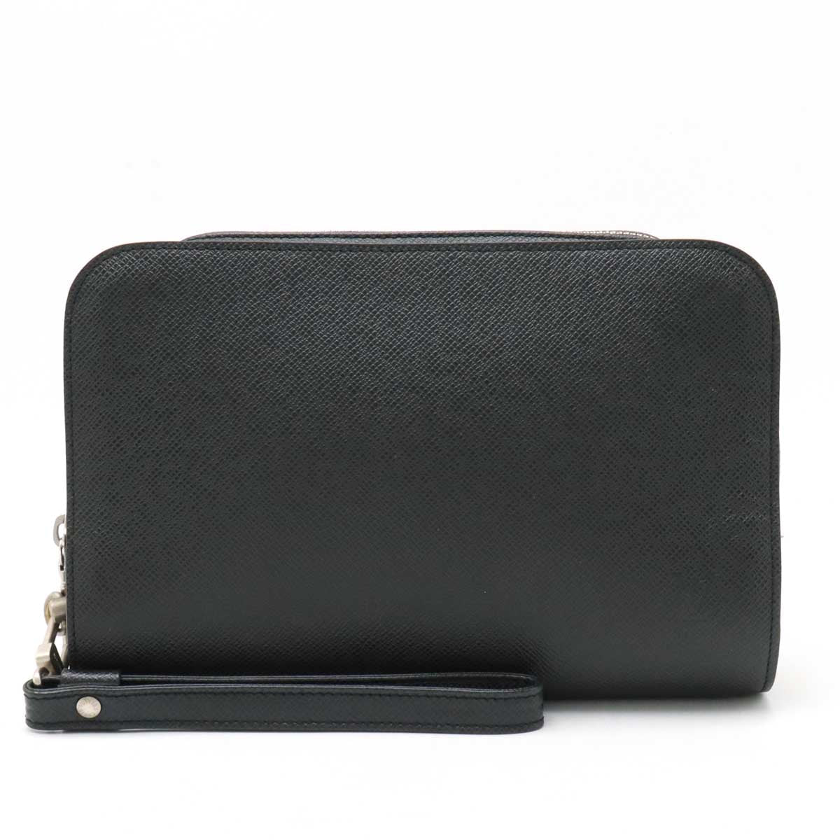 LOUIS VUITTON Louis Vuitton Tiger Bicycle Second Bag Cracks Bag Black Black Without Beta M30182