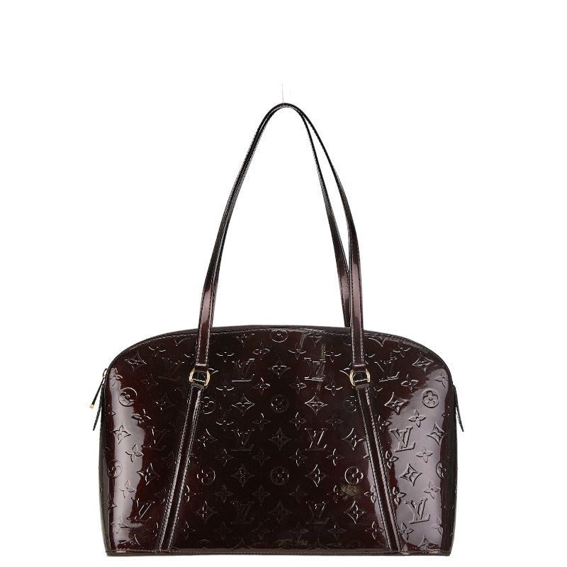 Louis Vuitton Monogram Vernis Avalon Shoulder Bag M91745 Rouge Forest Wine Red Patent Leather Louis Vuitton