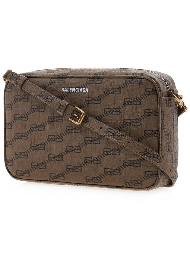 Luxury Balenciaga Trending 2026 Monogram Logo Camera Cross Bag Beige