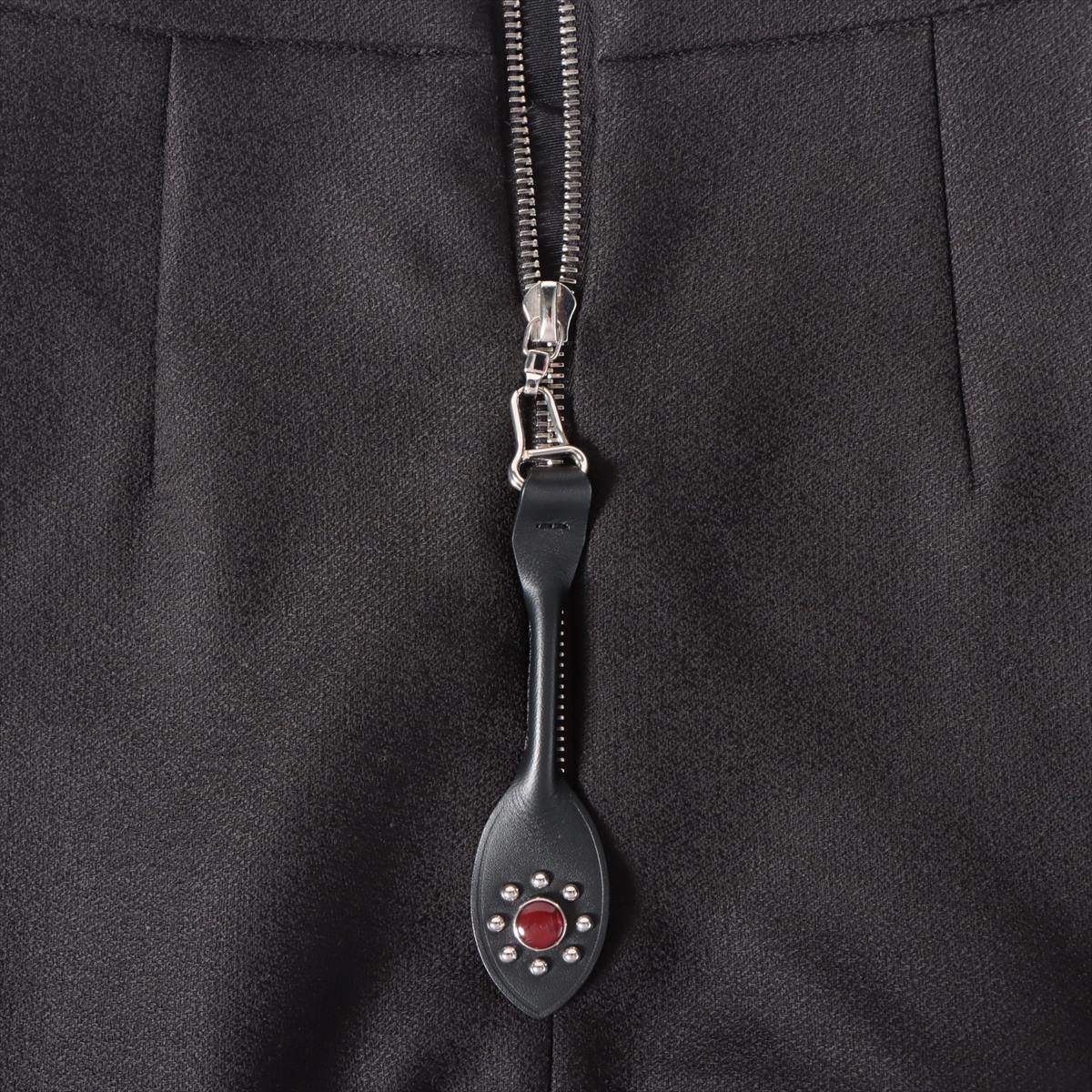 Louis Vuitton 21AW Wool x Silk Shirt 36 Black RW212B