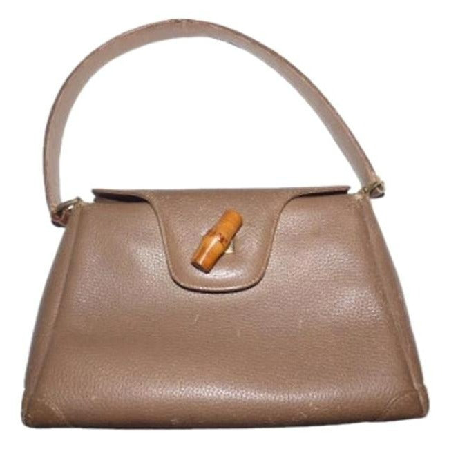 Gucci Envelope Kelly Leather Top Handle Shoulder Bag