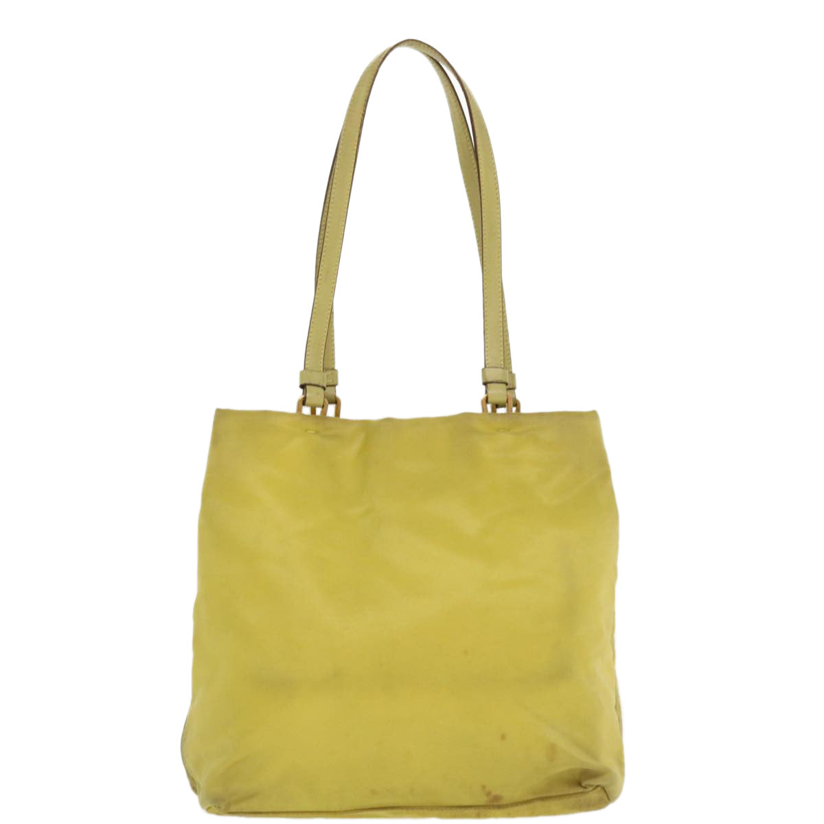 Prada Shoulder Bag Nylon Yellow