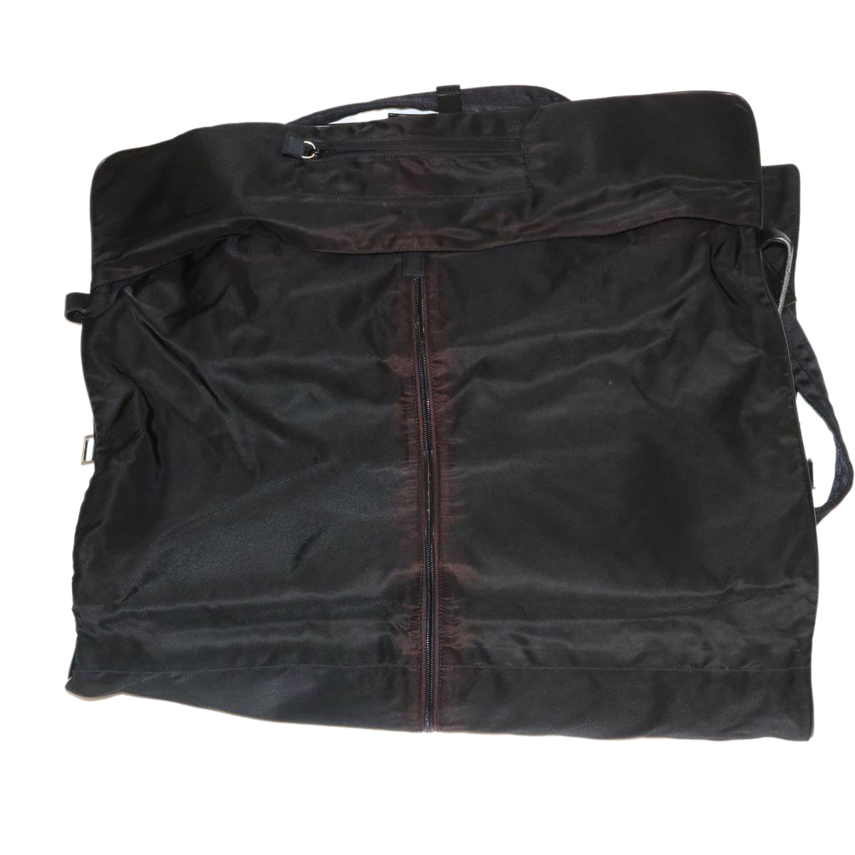 PRADA Garment Cover Nylon Black Auth Luxury Handbag